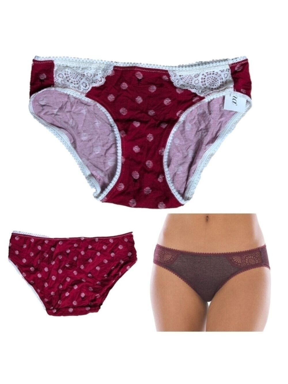 SOMA Embraceable Lace Geo Bikini